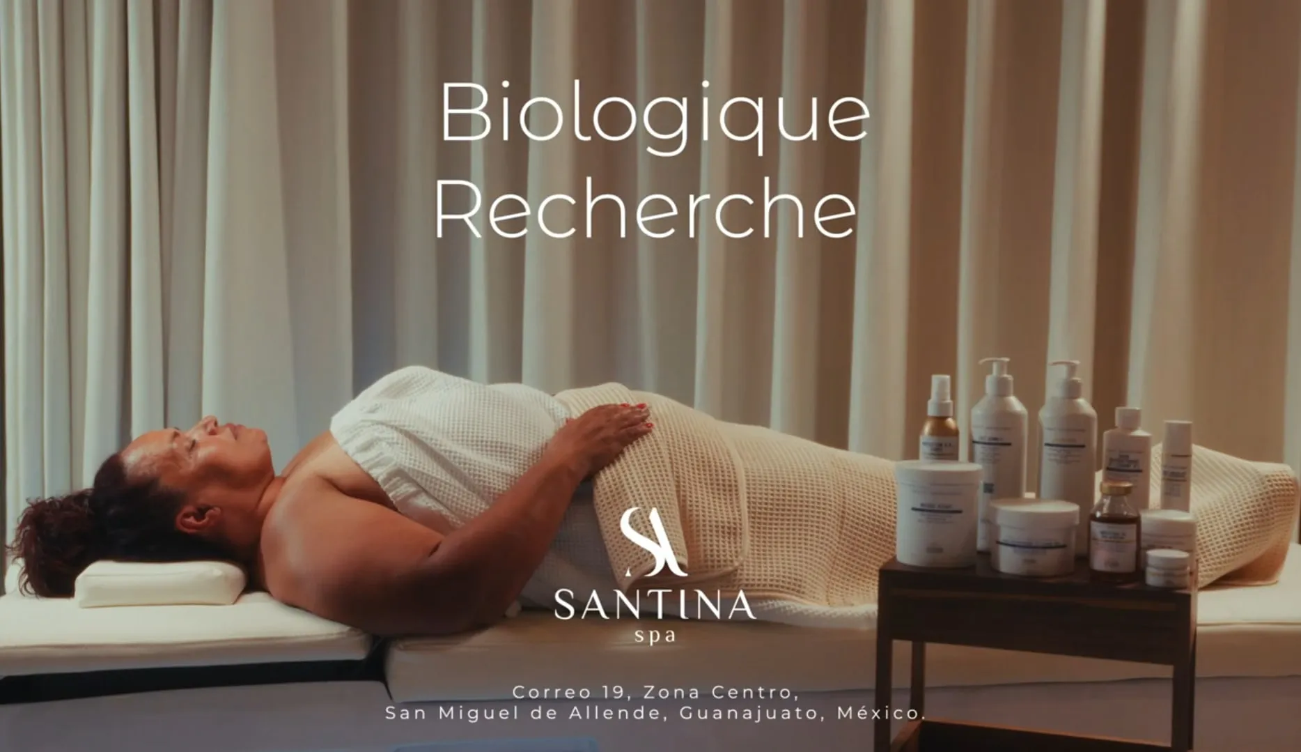 Santina campaign frame: Biologique Recherche