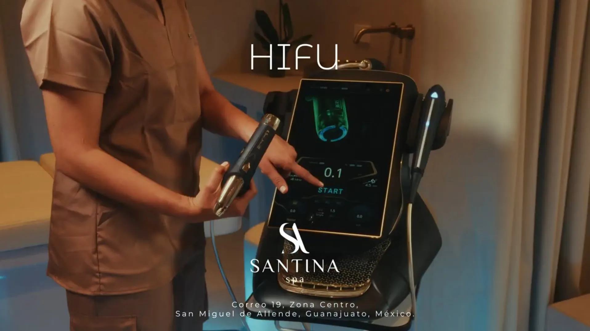 Santina campaign frame: HIFU